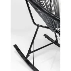 KARE Design Autres Meubles Extérieurs|Chaise À Bascule Acapulco Noir