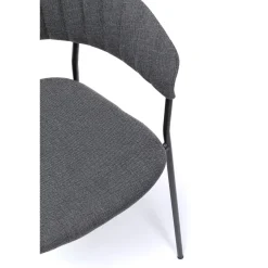 KARE Design Chaises Avec Accoudoirs|Chaise A. Acc. Belle Anthracite (2/Set)