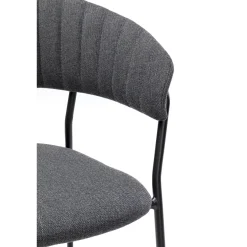 KARE Design Chaises Avec Accoudoirs|Chaise A. Acc. Belle Anthracite (2/Set)