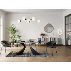 KARE Design Chaises Avec Accoudoirs|Chaise A. Acc. Belle Anthracite (2/Set)