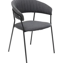 KARE Design Chaises Avec Accoudoirs|Chaise A. Acc. Belle Anthracite (2/Set)
