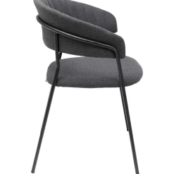 KARE Design Chaises Avec Accoudoirs|Chaise A. Acc. Belle Anthracite (2/Set)