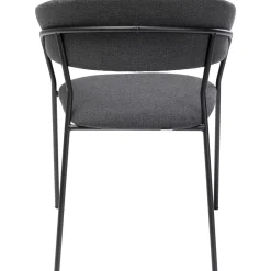 KARE Design Chaises Avec Accoudoirs|Chaise A. Acc. Belle Anthracite (2/Set)