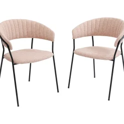 KARE Design Chaises Avec Accoudoirs|Chaise A. Acc. Belle Rose (2/Set)