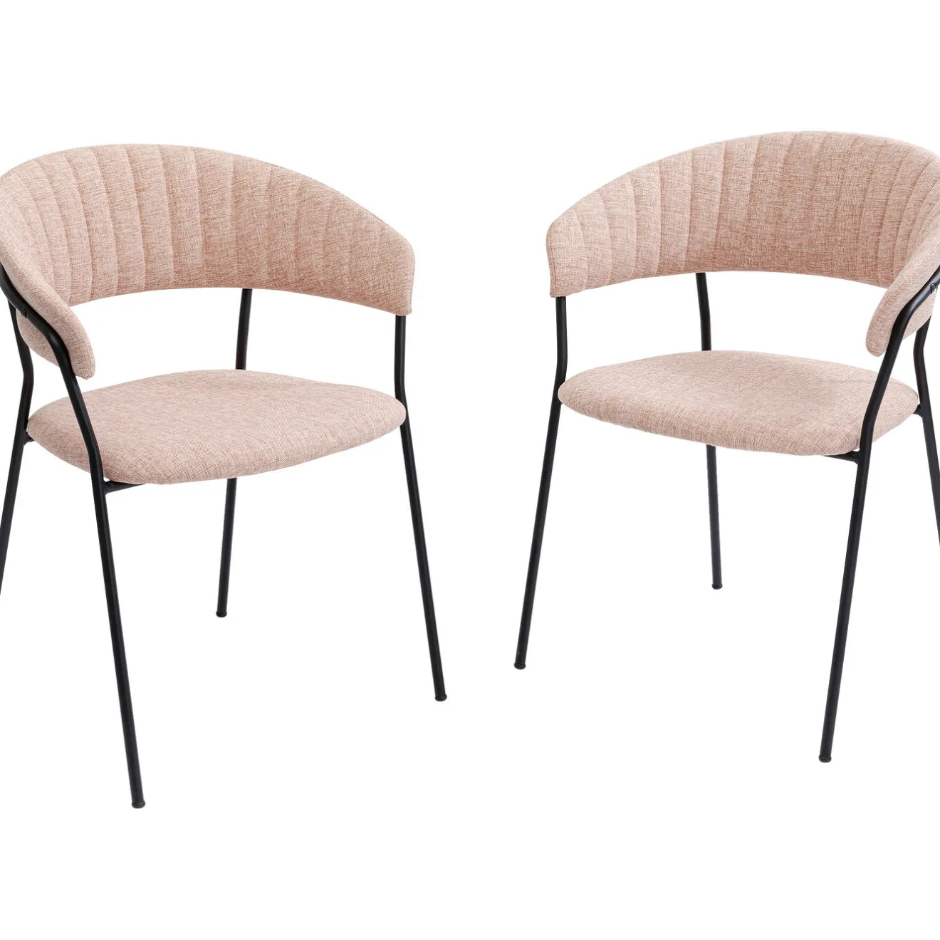KARE Design Chaises Avec Accoudoirs|Chaise A. Acc. Belle Rose (2/Set)