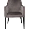 KARE Design Chaises Avec Accoudoirs|Chaise A. Acc. Black Mode Gris