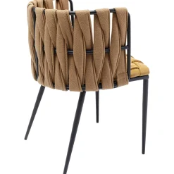 KARE Design Chaises Avec Accoudoirs|Chaise A. Acc. Cheerio Jaune A.Coussin