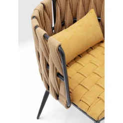 KARE Design Chaises Avec Accoudoirs|Chaise A. Acc. Cheerio Jaune A.Coussin