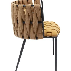 KARE Design Chaises Avec Accoudoirs|Chaise A. Acc. Cheerio Jaune A.Coussin