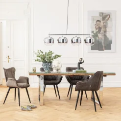 KARE Design Chaises Avec Accoudoirs|Chaise A. Acc. Dream Marron