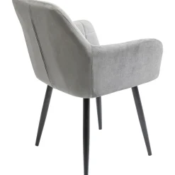 KARE Design Chaises Avec Accoudoirs|Chaise A. Acc. Kim Gris