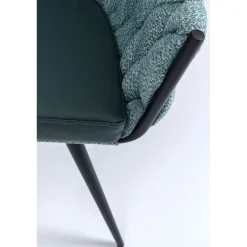 KARE Design Chaises Avec Accoudoirs|Chaise A. Acc. Knot Bleu Petrole