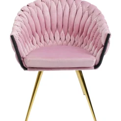 KARE Design Chaises Avec Accoudoirs|Chaise A. Acc. Knot Mauve