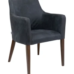 KARE Design Chaises Avec Accoudoirs|Chaise A. Acc. Mode Cuir Anthracite