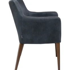 KARE Design Chaises Avec Accoudoirs|Chaise A. Acc. Mode Cuir Anthracite