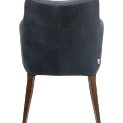 KARE Design Chaises Avec Accoudoirs|Chaise A. Acc. Mode Cuir Anthracite