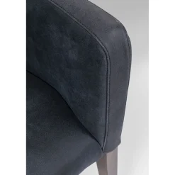 KARE Design Chaises Avec Accoudoirs|Chaise A. Acc. Mode Cuir Anthracite