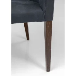 KARE Design Chaises Avec Accoudoirs|Chaise A. Acc. Mode Cuir Anthracite