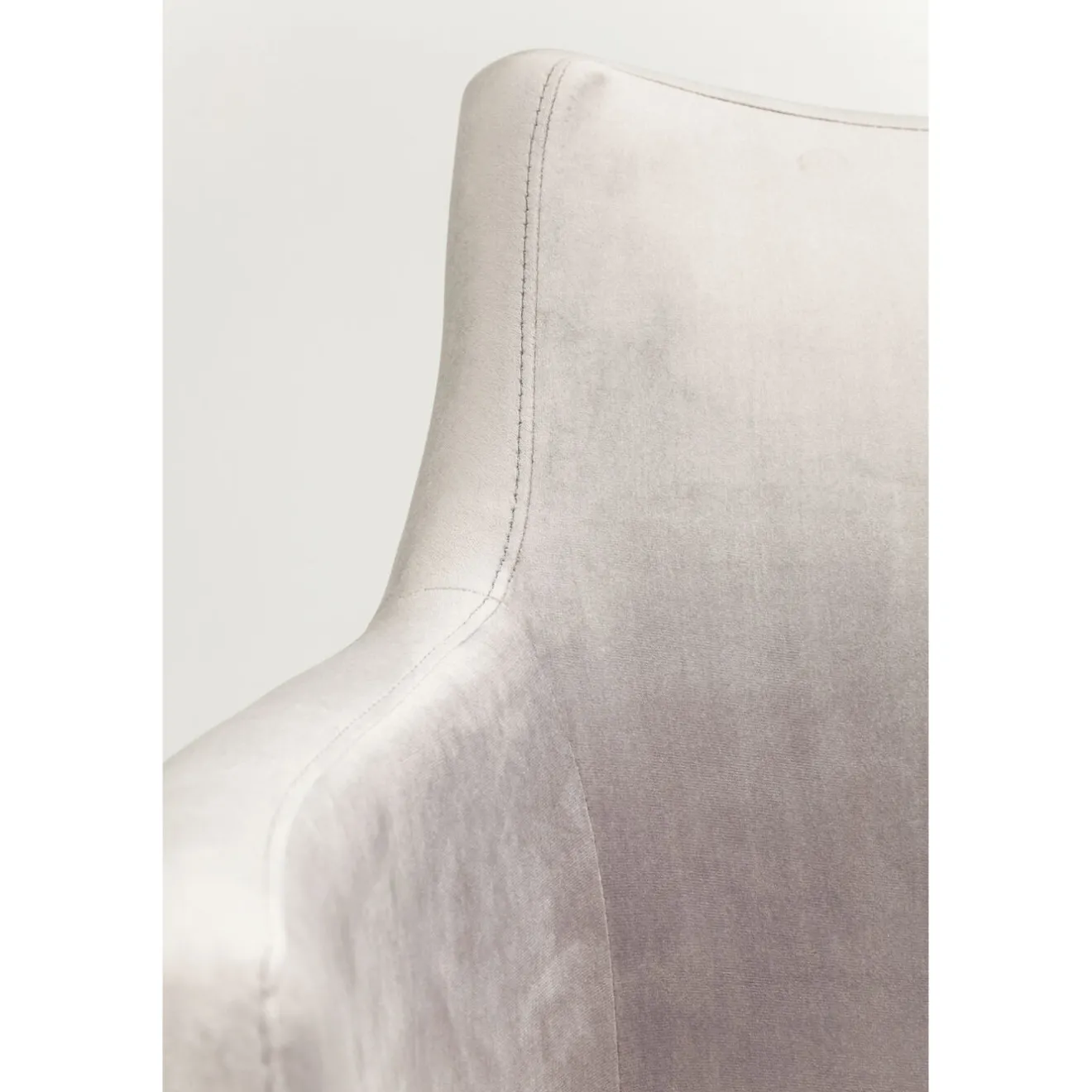 KARE Design Chaises Avec Accoudoirs|Chaise A. Acc. Mode Velours Gris