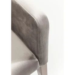 KARE Design Chaises Avec Accoudoirs|Chaise A. Acc. Mode Velours Gris