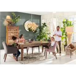 KARE Design Chaises Avec Accoudoirs|Chaise A. Acc. Mode Velours Gris