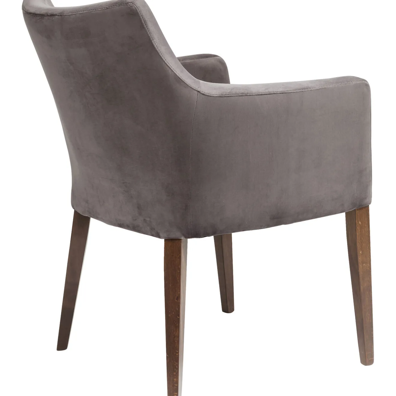 KARE Design Chaises Avec Accoudoirs|Chaise A. Acc. Mode Velours Gris