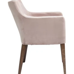 KARE Design Chaises Avec Accoudoirs|Chaise A. Acc. Mode Velours Rose