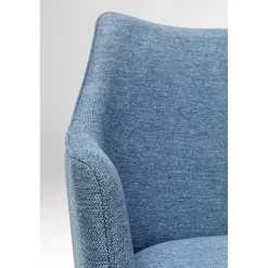 KARE Design Chaises Avec Accoudoirs|Chaise A. Acc. Modino Bleu