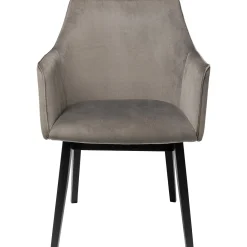 KARE Design Chaises Avec Accoudoirs|Chaise A. Acc. Modino Velours Gris