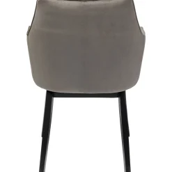 KARE Design Chaises Avec Accoudoirs|Chaise A. Acc. Modino Velours Gris