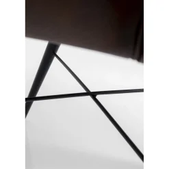 KARE Design Chaises Avec Accoudoirs|Chaise A. Acc. Rumba.Cuir Marron