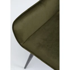 KARE Design Chaises Avec Accoudoirs|Chaise A. Acc. San Francisco Vert Fonce