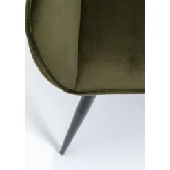 KARE Design Chaises Avec Accoudoirs|Chaise A. Acc. San Francisco Vert Fonce