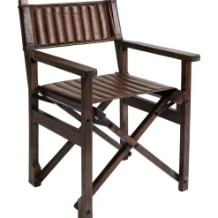 KARE Design Chaises Avec Accoudoirs|Chaise A. Acc. Twist Cuir Marron