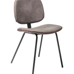 KARE Design Chaises|Chaise Barber Marron
