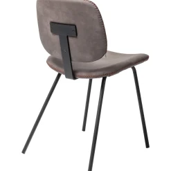 KARE Design Chaises|Chaise Barber Marron