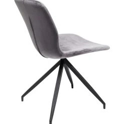 KARE Design Chaises|Chaise Butterfly Gris Fonce