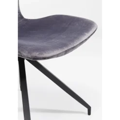 KARE Design Chaises|Chaise Butterfly Gris Fonce
