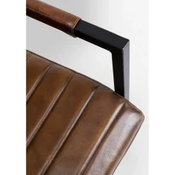 KARE Design Chaises Cantilever|Chaise Cantilever Lola Cuir Marron