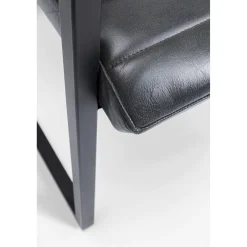 KARE Design Chaises Cantilever|Chaise Cantilever Lola Cuir Gris