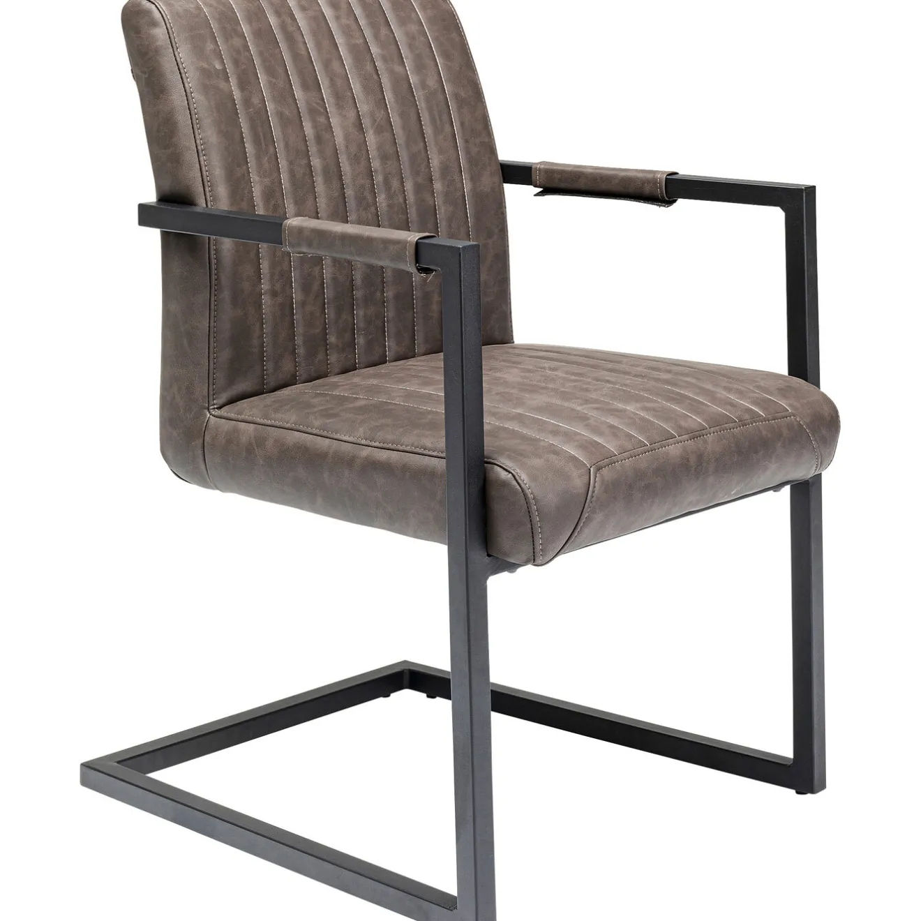 KARE Design Chaises Cantilever|Chaise Cantilever Thamos Marron