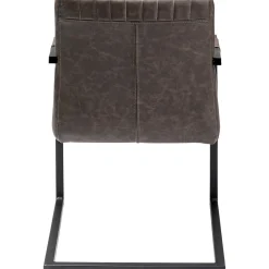 KARE Design Chaises Cantilever|Chaise Cantilever Thamos Marron