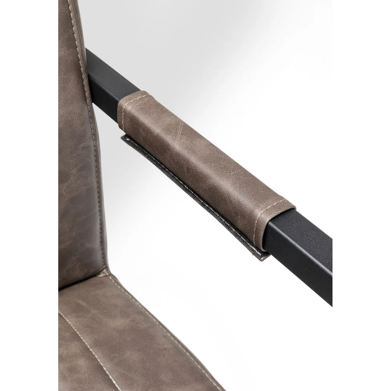 KARE Design Chaises Cantilever|Chaise Cantilever Thamos Marron