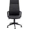 KARE Design Chaise De Bureau|Chaise De Bureau Labora Noir Haut Dossier