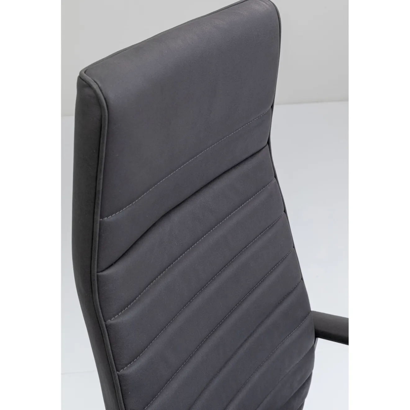 KARE Design Chaise De Bureau|Chaise De Bureau Labora Noir Haut Dossier