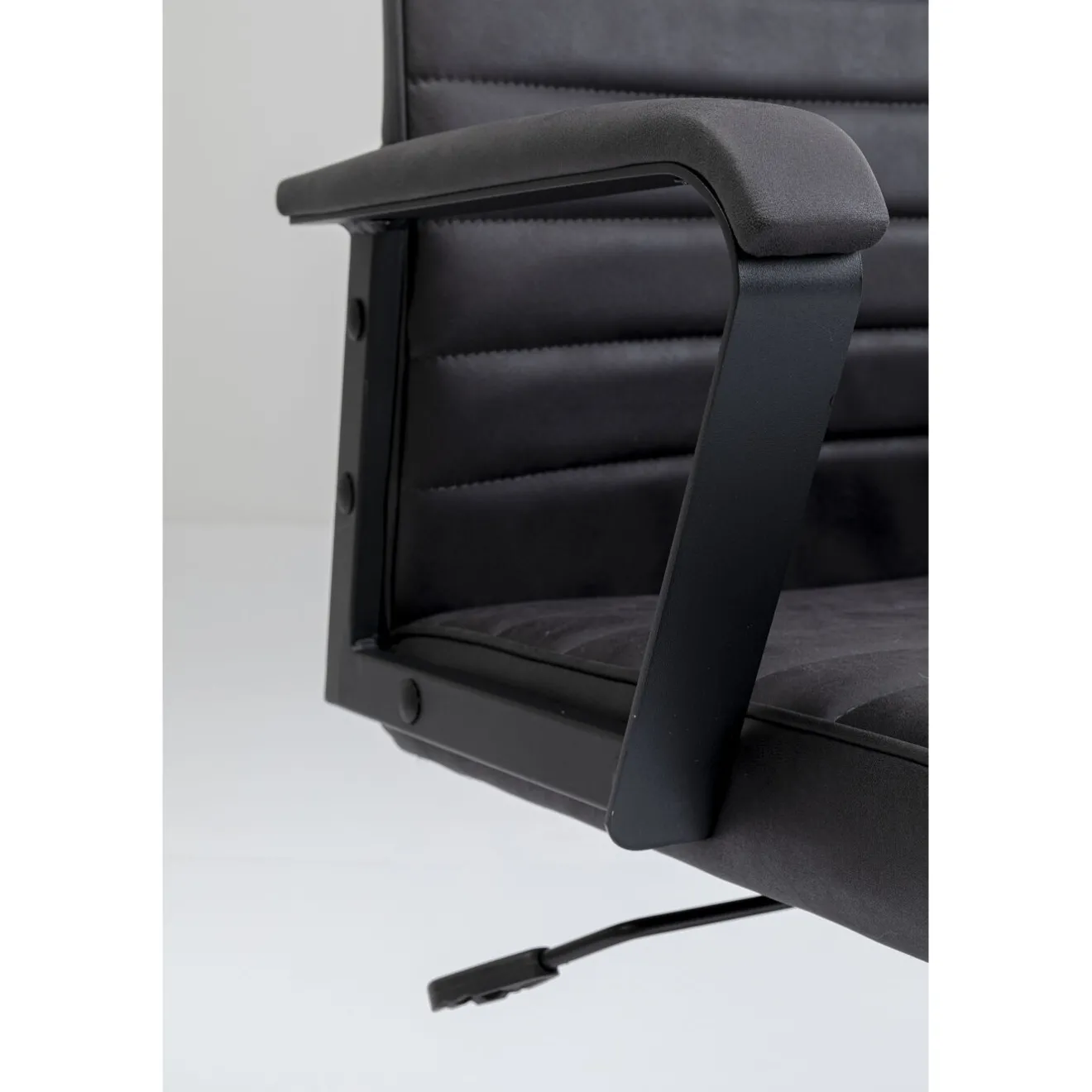 KARE Design Chaise De Bureau|Chaise De Bureau Labora Noir Haut Dossier