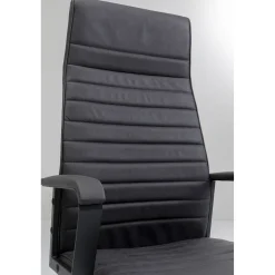 KARE Design Chaise De Bureau|Chaise De Bureau Labora Noir Haut Dossier