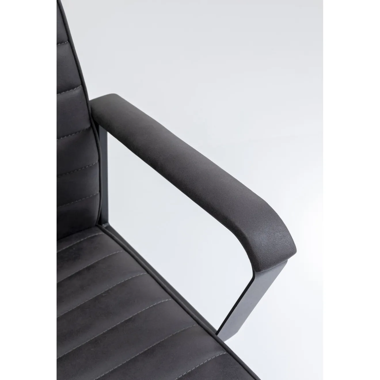 KARE Design Chaise De Bureau|Chaise De Bureau Labora Noir Haut Dossier