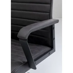 KARE Design Chaise De Bureau|Chaise De Bureau Labora Noir Haut Dossier