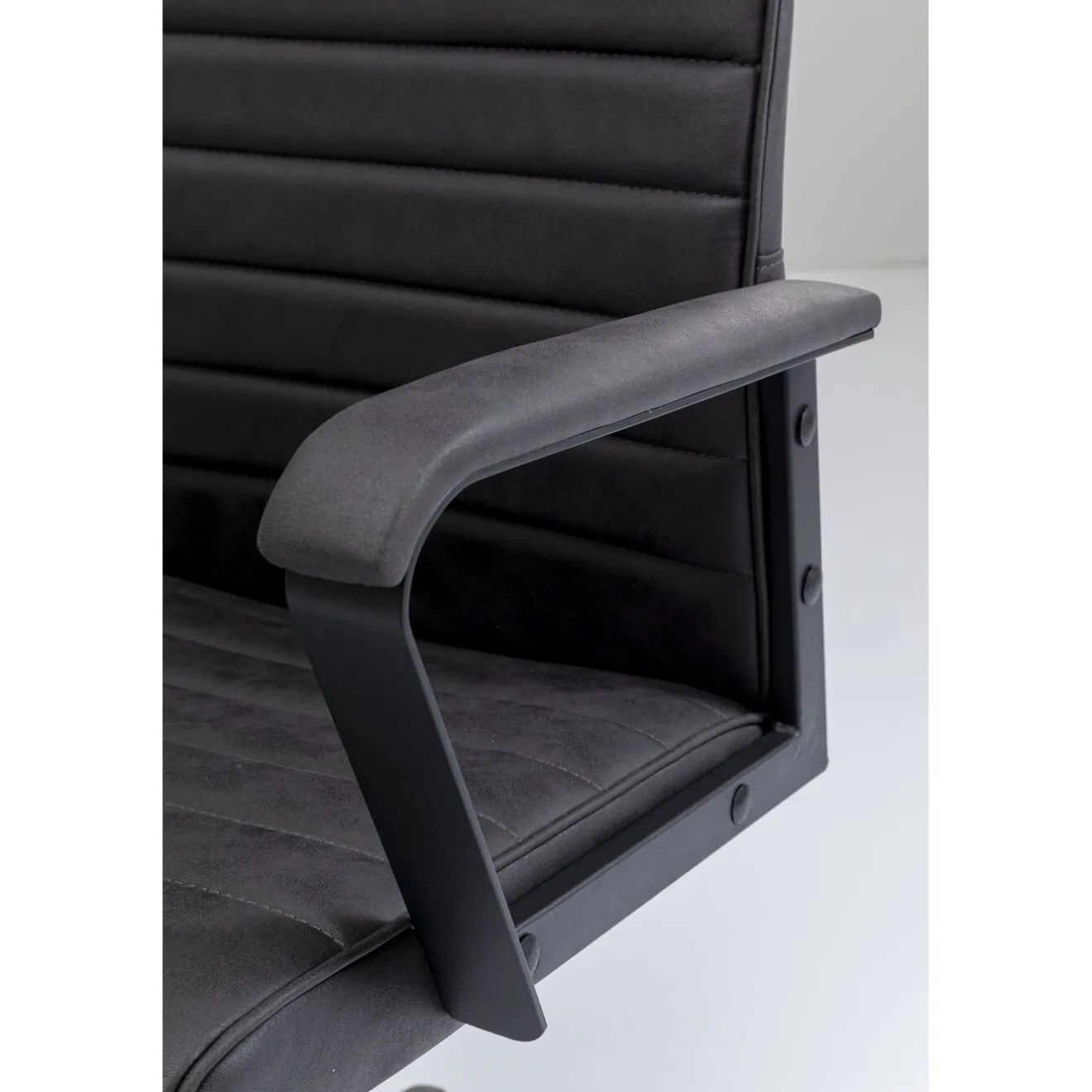 KARE Design Chaise De Bureau|Chaise De Bureau Labora Noir Haut Dossier
